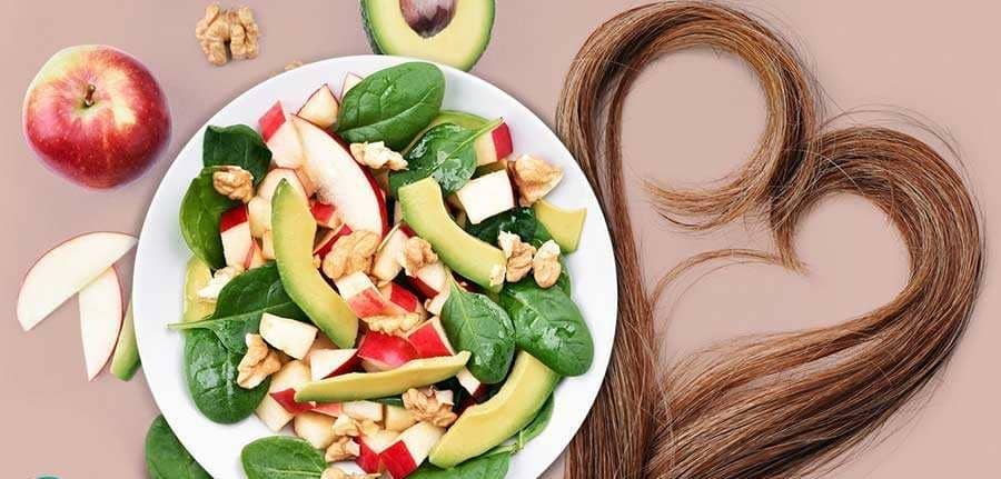 درمان موهای نازک با رژیم غذایی و رژیم غذایی برای درمان ریزش مو