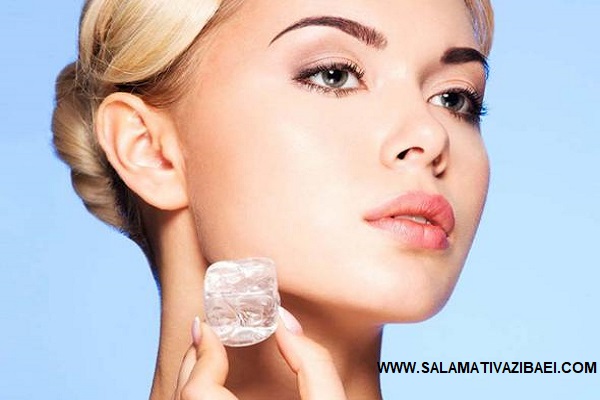 فواید یخ برای صورت و نحوه انجام یخ درمانی برای مراقبت از پوست صورت